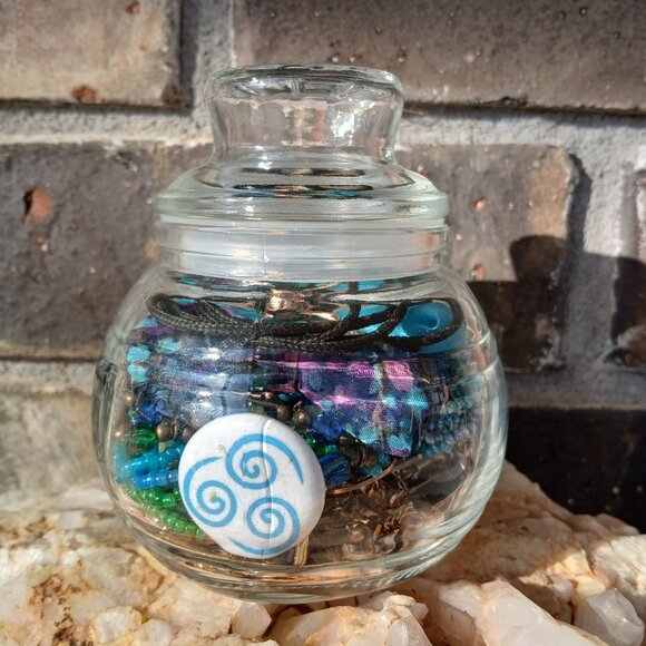 Celestial Dreams Mystery Jewelry Jar (size small) - Picture 2 of 8